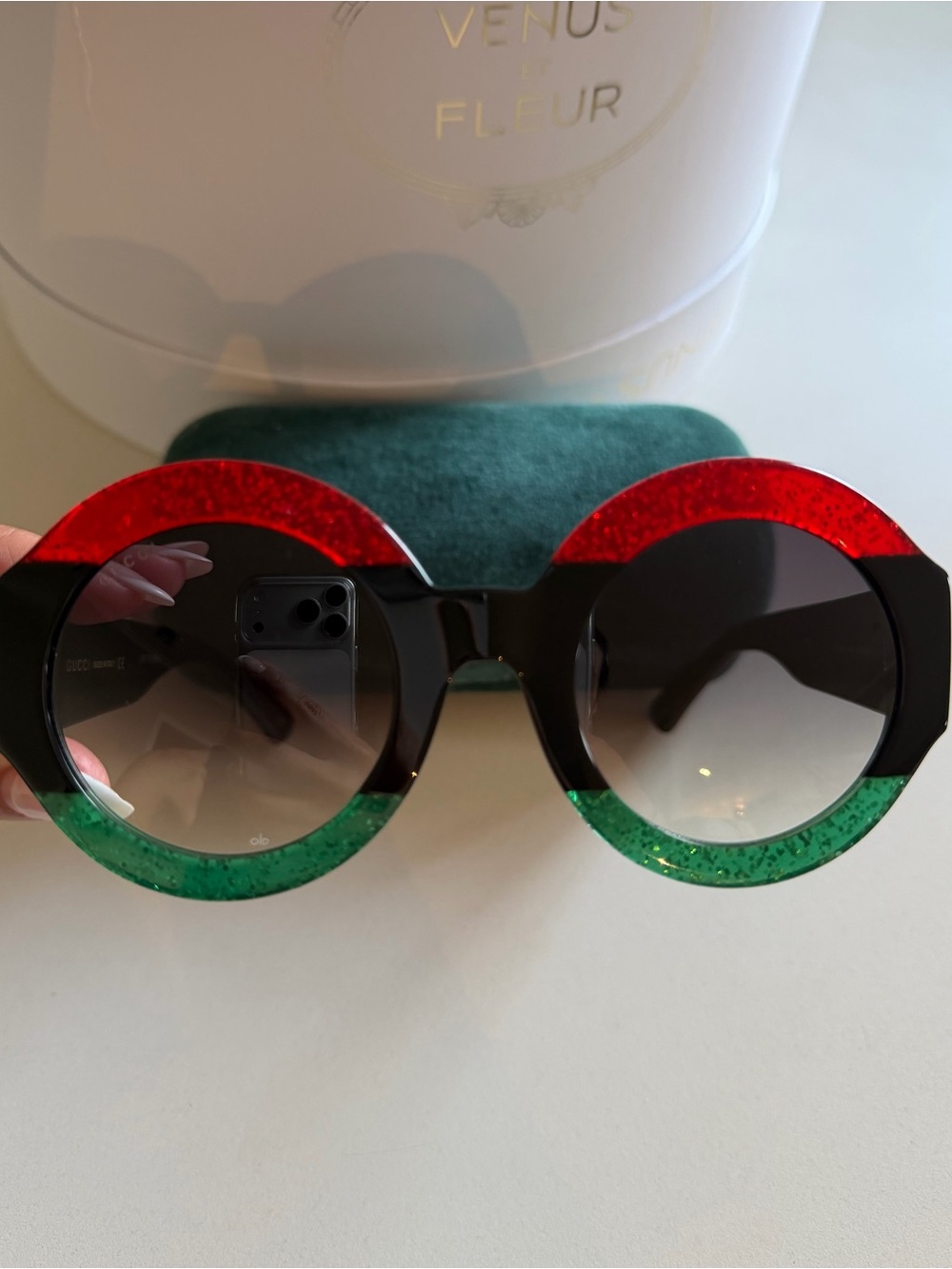 Gucci Web Accent Sunglasses